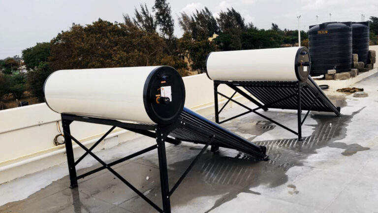 Solar Water Heating Project – Kinathukadavu, Milgate (300 LPD × 2 Units)